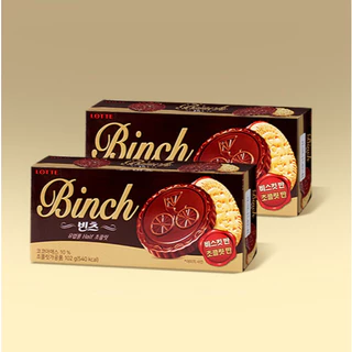 ล็อตเต้ บินช์ บิสกิตเคลือบช็อกโกแลตเข้มข้น LOTTE BINCH 롯데 빈츠