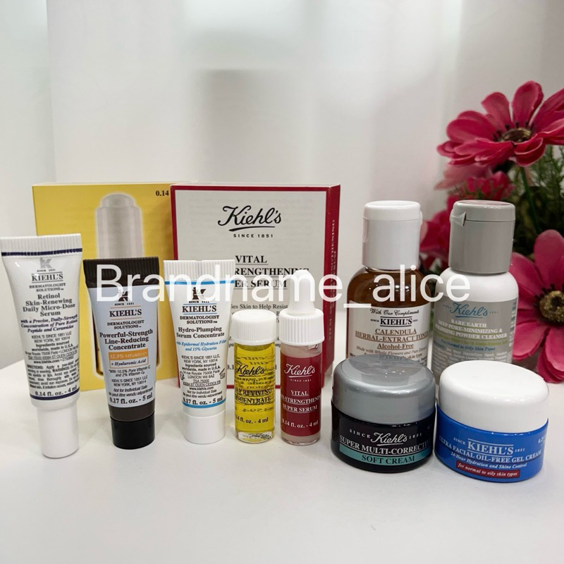 แท้💯 kiehls เทสเตอร์คีล โทนเนอร์ เซรั่ม มอยเจอไรเซอร์ เรตินอล กันแดด