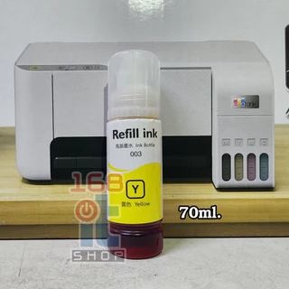 หมึกเติม เอปสัน 003 น้ำหมึกเทียบเท่าเกรดพรีเมี่ยม สีดำขวดใหญ่ 127 ml. - Refill Ink สำหรับ L3210/L3250/L5190/L3110/L3150/
