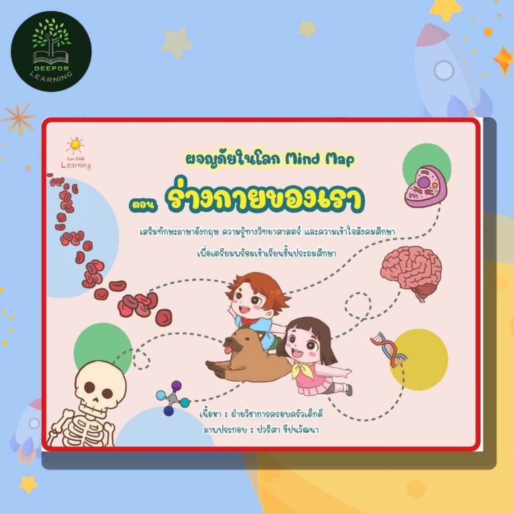 หนังสือเด็ก ผจญภัยในโลก Mind Map ตอน ร่างกายของเรา (พิเศษ)