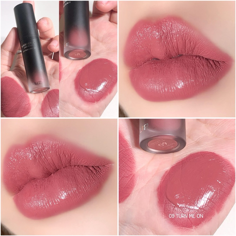 ลิป 4U2 HARDER-X สีชมพูตุ่นๆที่ถูกต้องสวยมากกก สี 09 TURN ON ME ชมพูละมุนตุ้น คุณหนูคุณใจ ติดทน กินน้ำไม่หลุด แมทสบายปาก