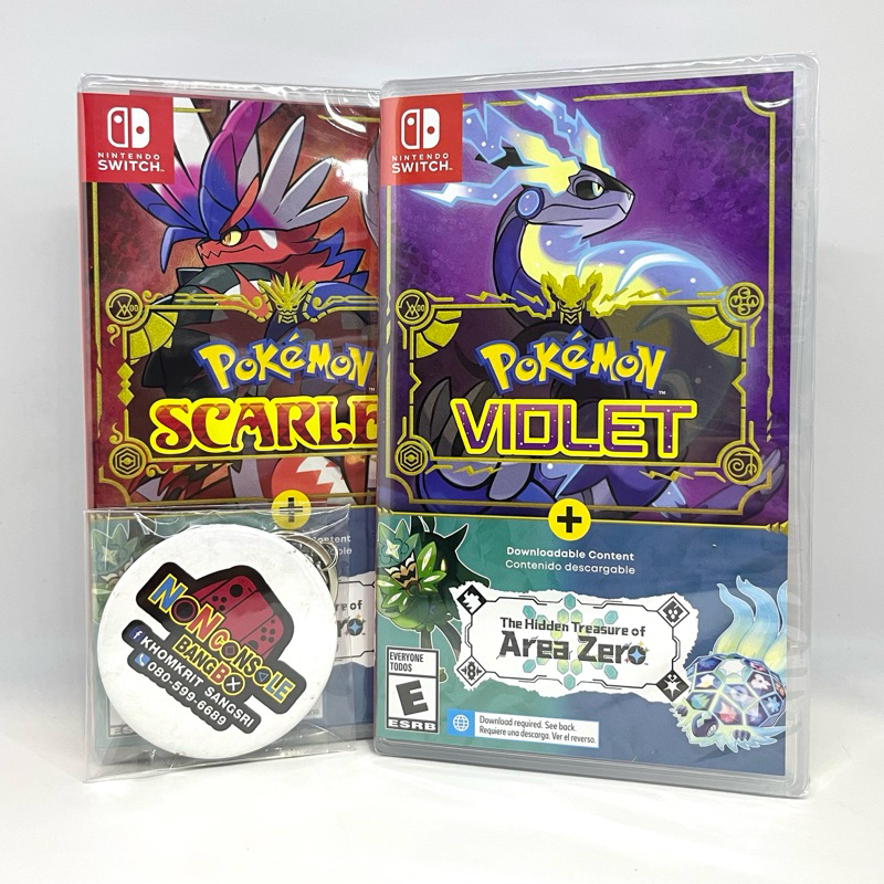 [ 12.12 ลดเพิ่ม 578บ. เก็บ Voucher ทักแชท] [มือ1] Pokemon Scarlet / Pokemon Violet