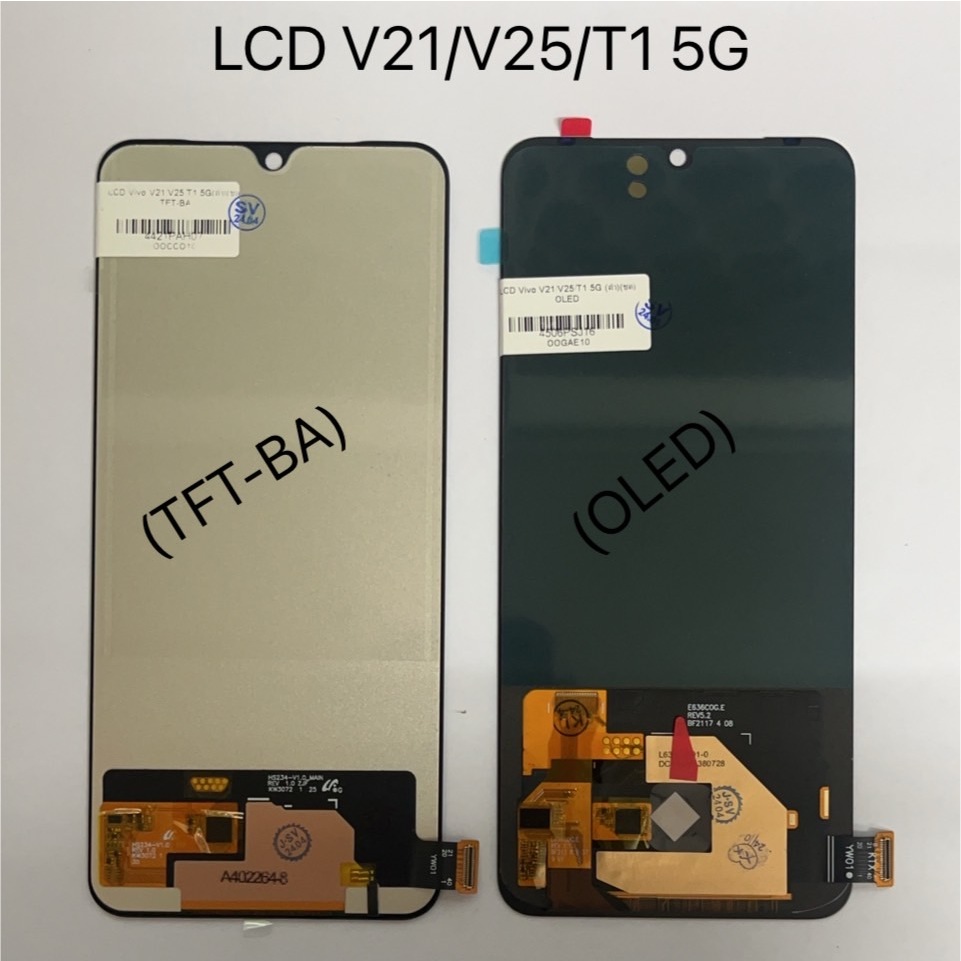Vivo LCD หน้าจอ V21 V25 T1 5G (TFT-BA) (OLED) จอพร้อมทัชสกรีน แถมฟรี ชุดเปลี่ยน