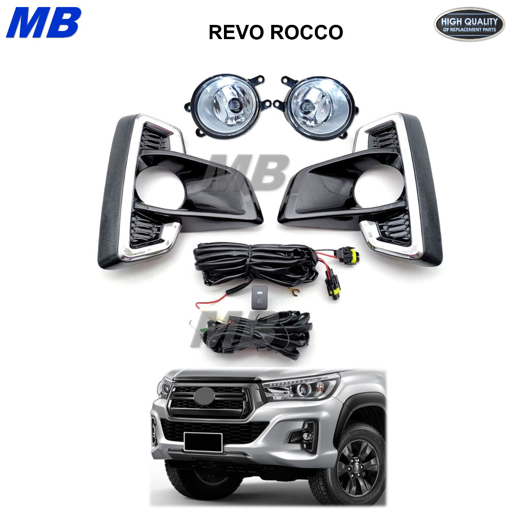 ไฟตัดหมอก สปอร์ตไลท์ TOYOTA REVO ROCCO รีโว่ ร็อคโค่ 2017 2018 2019 * AAA TY022F ฮาโลเจน*