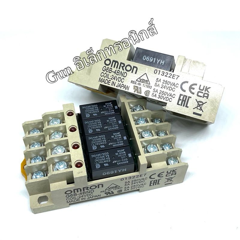 G6B-4BND+รีเลย์G6B-1114P   มี 5Vและ 24v <<ของแท้>>มีของพร้อมส่ง สินค้าสามารถออกบิลได้