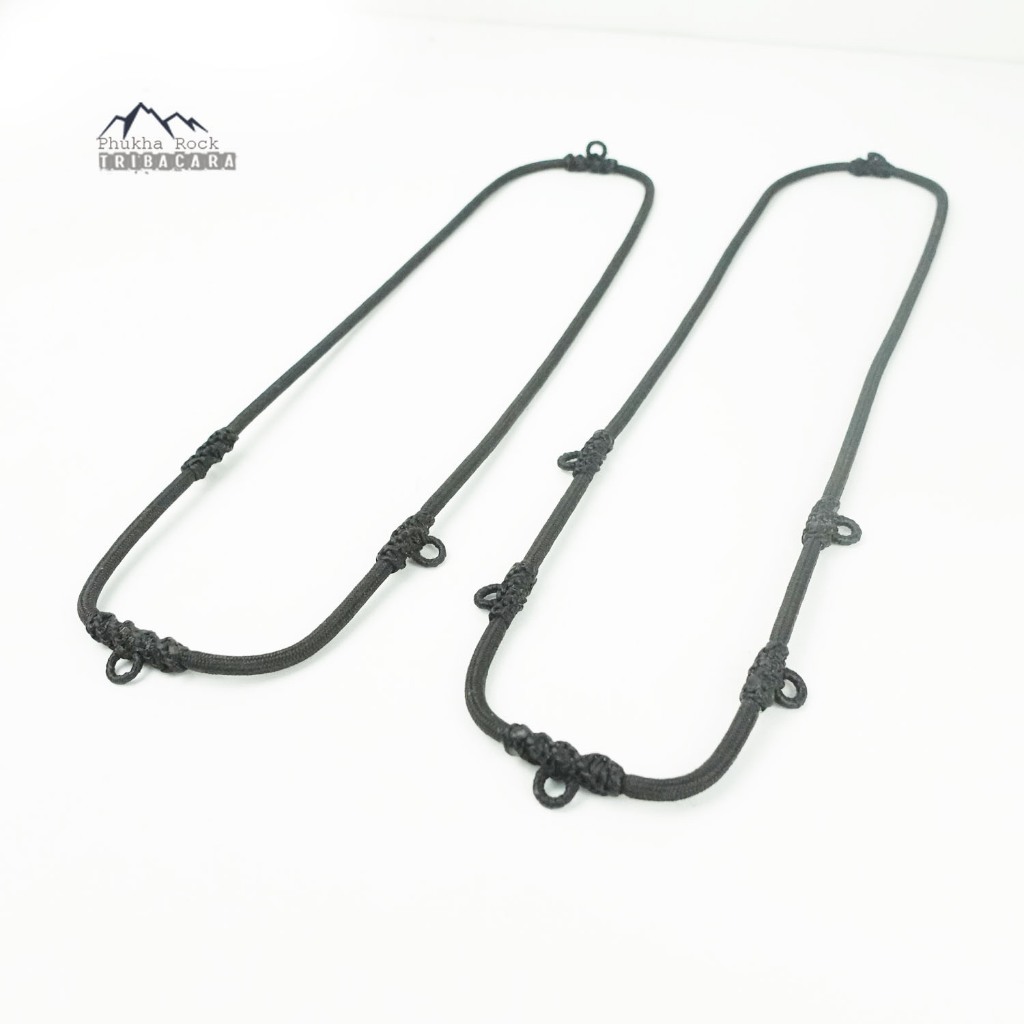 F43 เชือกห้อยพระ ขนาด 4 มม ยาว 27 -29นิ้ว ห้อยพระ 3-5 องค์ สร้อยคอเชือกร่ม สร้อยพระ สร้อยคอ