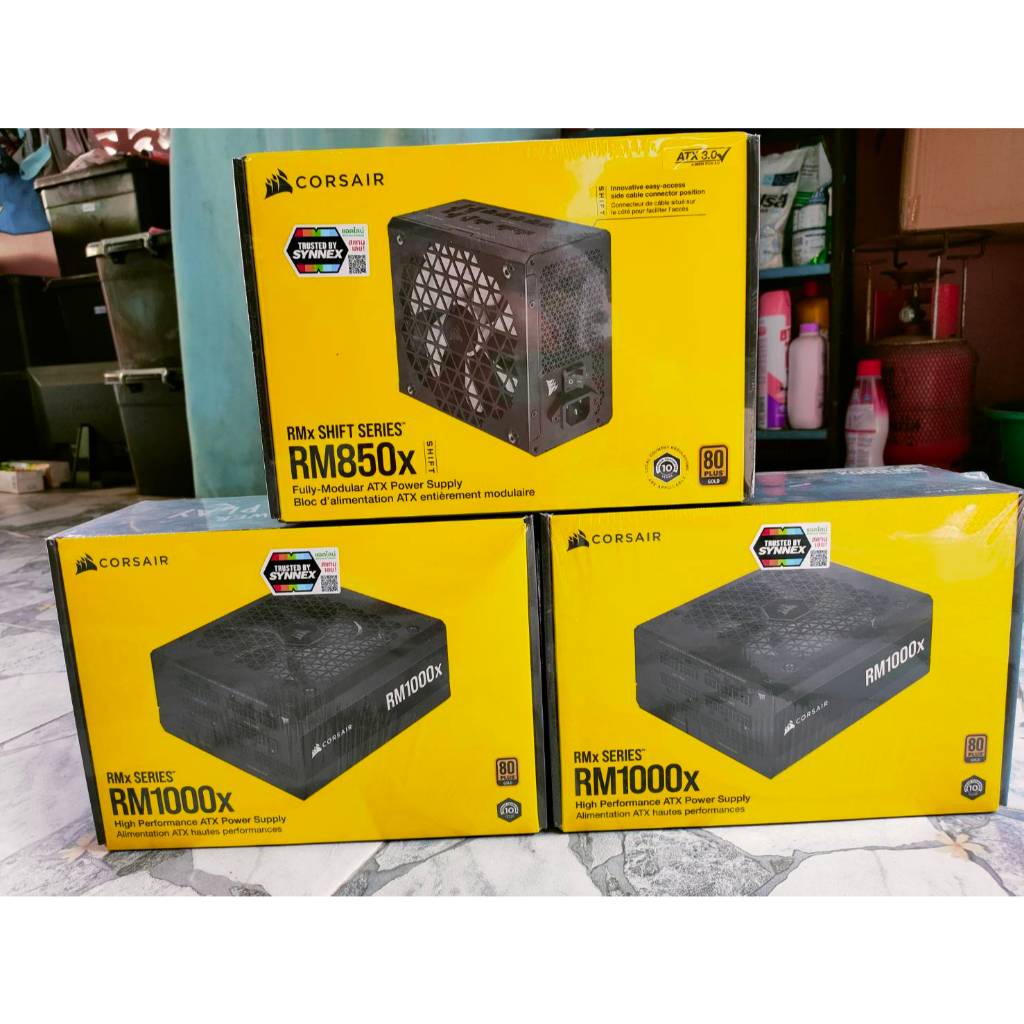 POWER SUPPLY (อุปกรณ์จ่ายไฟ) CORSAIR RM850X SHIFT - 850W 80 PLUS GOLD (CP-9020252-NA) สินค้าใหม่พร้อ