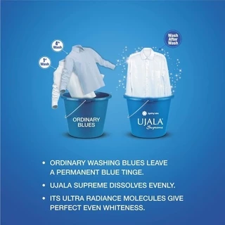 ครามน้ำ ครามอินเดีย ครามมาเลย์ Liquid Blue Ujala Supreme 75ml