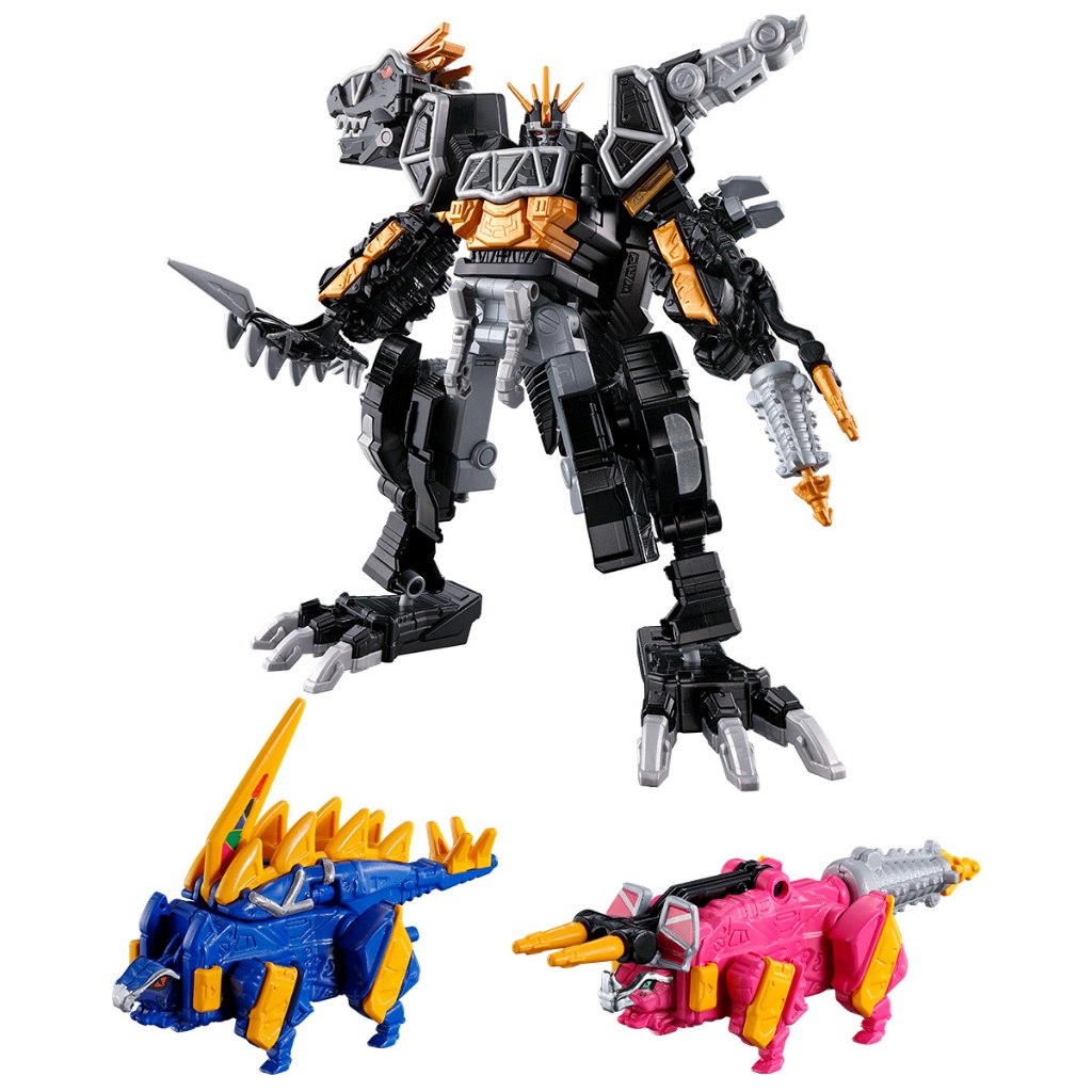 Bandai MiniPla Kamitsuki Gattai Kyoryuzin Dark Ver & Stegotchi & Dorikera 4570117918360 (Plastic)