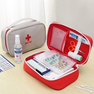 แบบพกพา ขนาดใหญ่   กระเป๋าเก็บยาฉุกเฉิน กระเป๋าจัดเก็บยา