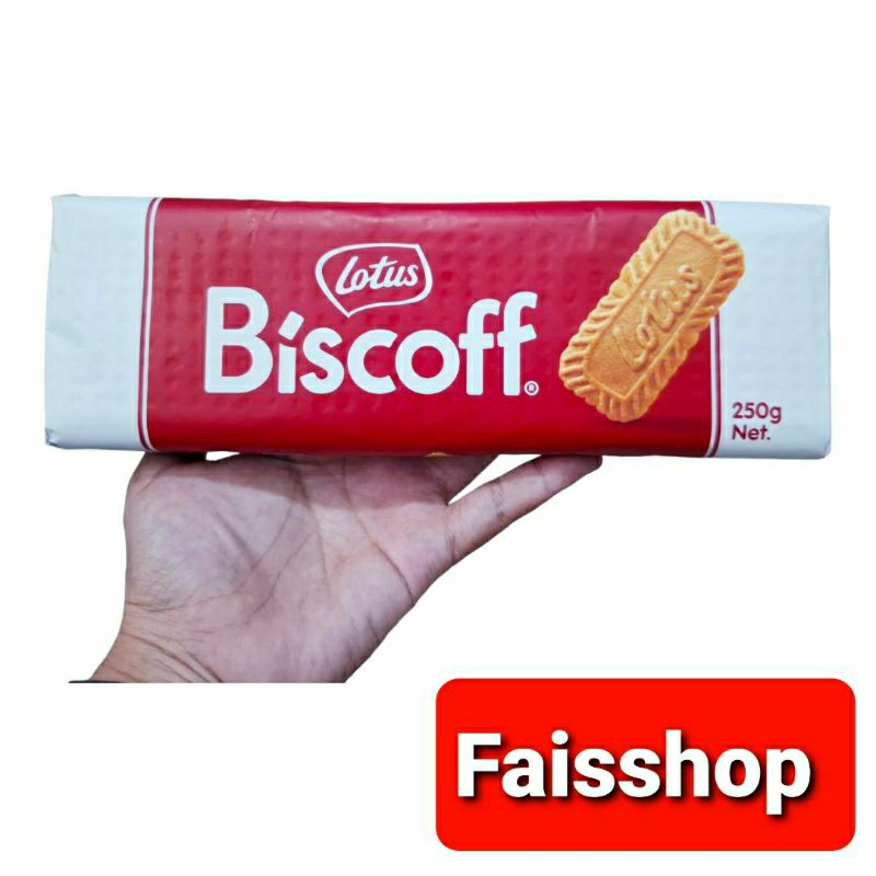 LOTUS Biscoff Biscuit ขนมคุ้กกี้ รสคาราเมล มี2ขนาด (250g Exp02/06/2026, 125gExp18/05/2026) สินค้า