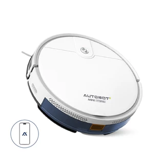 AUTOBOT Mini Hybrid หุ่นยนต์ดูดฝุ่น ถูพื้น แบบ Hybrid แท้งค์น้ำ ระบบนำทาง Gyro mapping เชื่อมต่อ APP