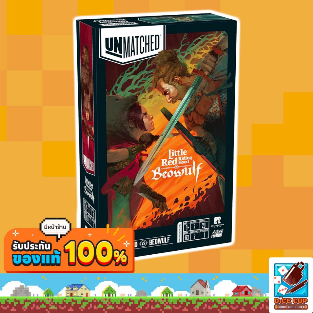 [ของแท้] Unmatched Beowulf VS Little Riding Red Hood [EN] Board Game