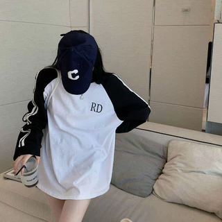 aililai1688เสื้อยืดแขนยาวลาย RD สวยๆน่ารัก มีไซส์ให้เลือก M-XXL เนื้อผ้าดีใส่สบายระบายไม่ยับจ้า