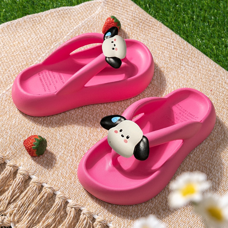 Walkon มาแรงฮิตสุด รองเท้าหูหนีบผู้หญิง รุ่นนี้ทรงเข้ารูป ติดการ์ตูนน้องหมาแพนด้า แบบเก๋ๆให้ด้วยน๊าาใส่แล้วหวาน น่ารักสุ - รูปที่ 4