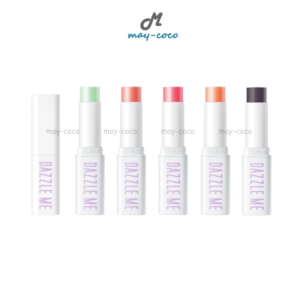 ถูก/แท้/มีไลฟ์ (มีสีใหม่) ลิป Dazzle Me Fruit Justice Lip Balm บาล์ม ลิปมัน เปลี่ยนสีตามค่าpH บำรุงป