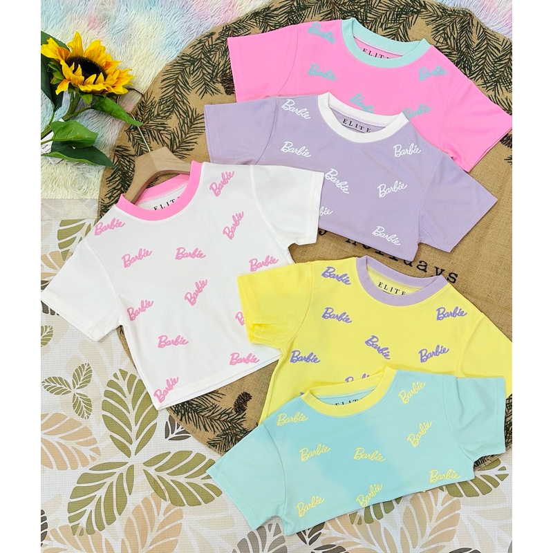 ครอปรังผึ้งลายBarbieเล็ก