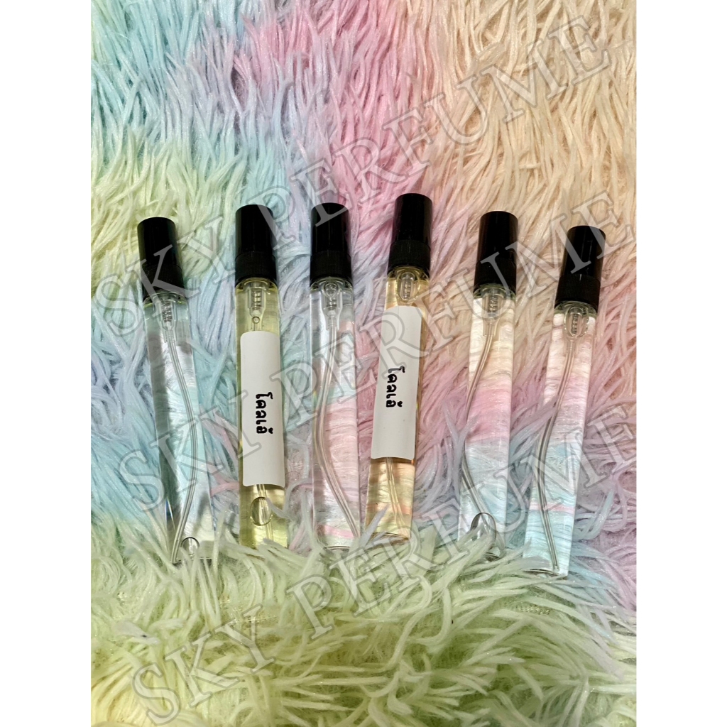 น้ำหอม 10 บาท ปริมาณ​ 10ml. (ฝาสีดำ) สินค้าขายส่งยอดฮิต