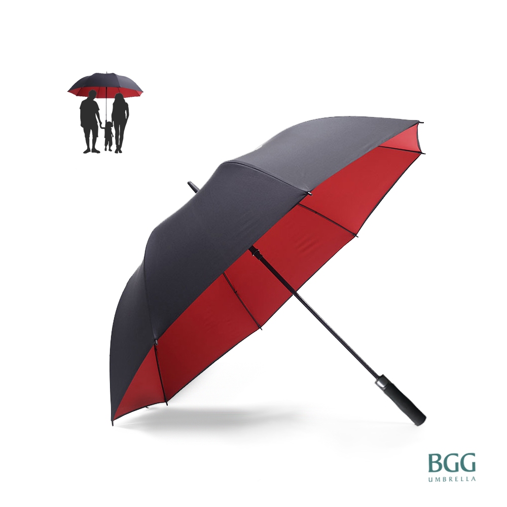 BGG 34" Super Big Size 150cm Golf Umbrella ร่มกอล์ฟ อัตโนมัติเปิด 34นิ้ว กันยูวี >99% ต้านลมแรง (WA1041)