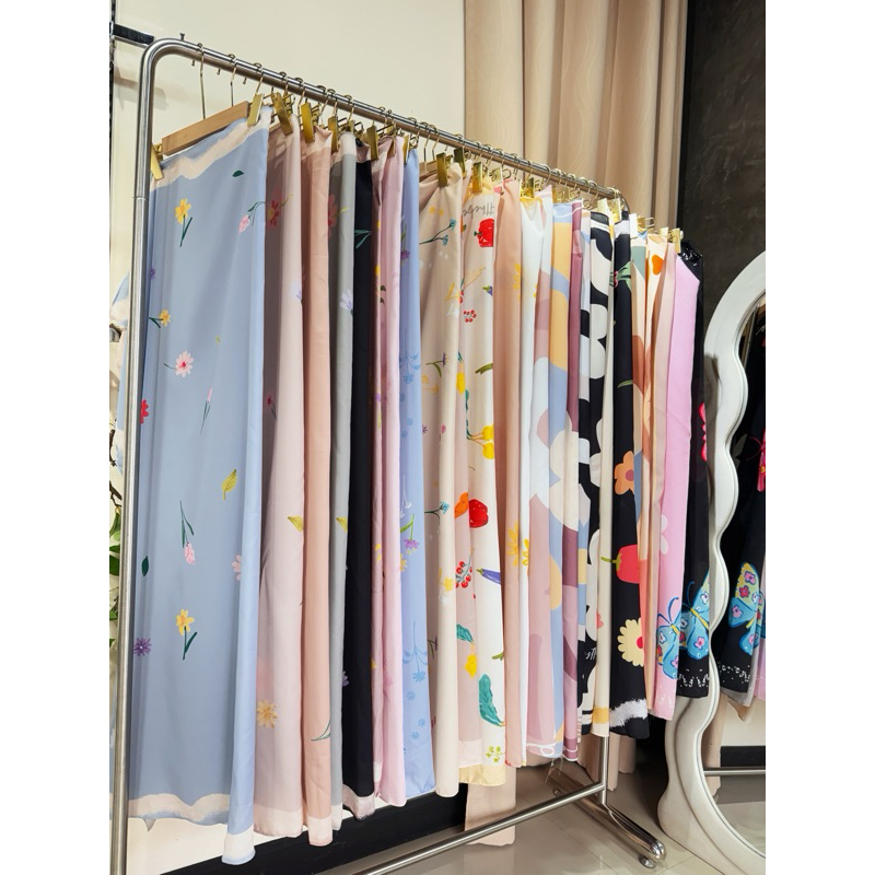รอบส่งอังคารที่20/05 ⚜️Limitedhijab printedผ้าพิมพ์ลายลิขสิทธิ์เดอะเบส🖌🌈🌷ผ้าจอเจียร์จับทรงง่ายออกแบบเอง