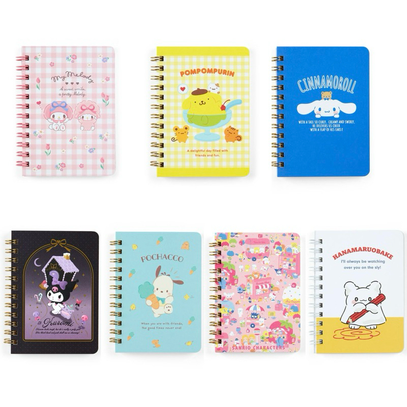Sanrio สมุดโน้ต Sanrio ขนาด B7
