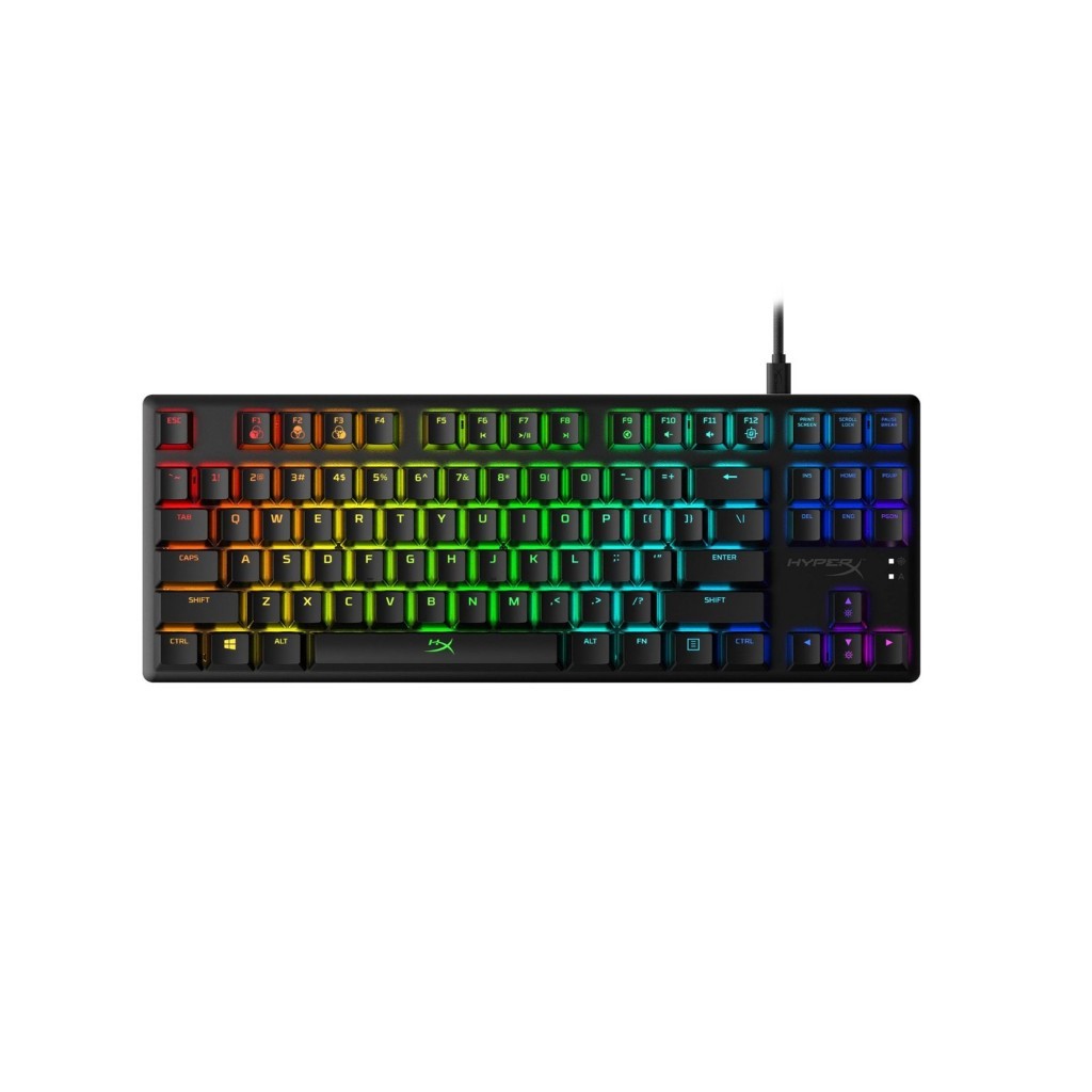 คีย์บอร์ด HyperX Alloy Origins Core Mechanical Gaming Keyboard Blue Switch Black (EN/TH) (4P5P2AH#AKL)