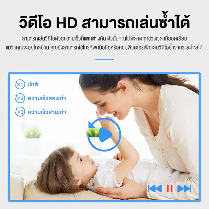 🔥ซื้อ1แถม1💥กล้องวงจรปิด360 wifi FHD 5MP ​มองเห็นในที่มืด CCTV IP Camera ดูภาพผ่านมือถือฟรี กล้องวงจรปิด APP:VI360 pro