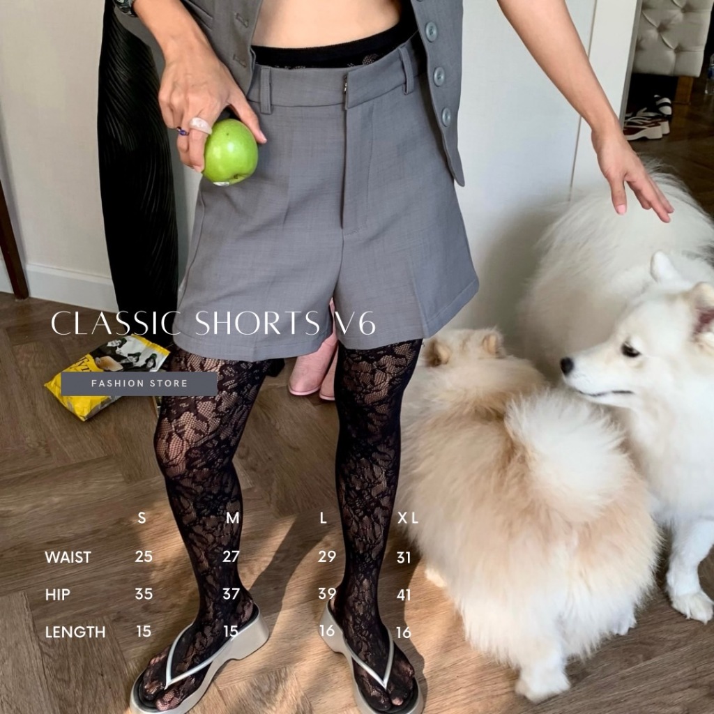 Fashionstore-Classic Shorts-V6(พร้อมส่ง)-กางเกงขาสั้น