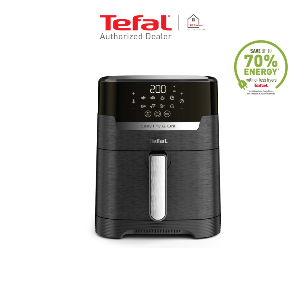 TEFAL หม้อทอดไร้น้ำมัน 2IN1 รุ่น EASY FRY & GRILL PRECISION EY505866 EY5058