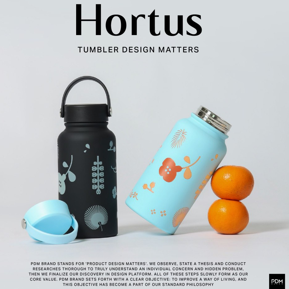 PDM กระติกน้ำเก็บความเย็น ลาย Hortus ( Tumbler Design Metter)