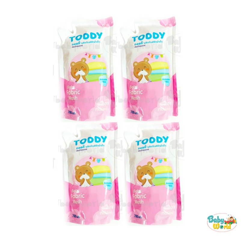 น้ำยาซักผ้า Toddy อัลตร้าซอฟแคร์ 600 มล. สำหรับเด็กแรกเกิด ซักผ้า