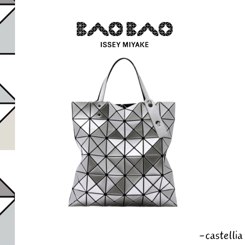 🩶BAO BAO 6x6 Lucent Basic Color Issey Miyake ของใหม่ 100% กระเป๋า tote bag shoulder bag กระเป๋าโท้ท