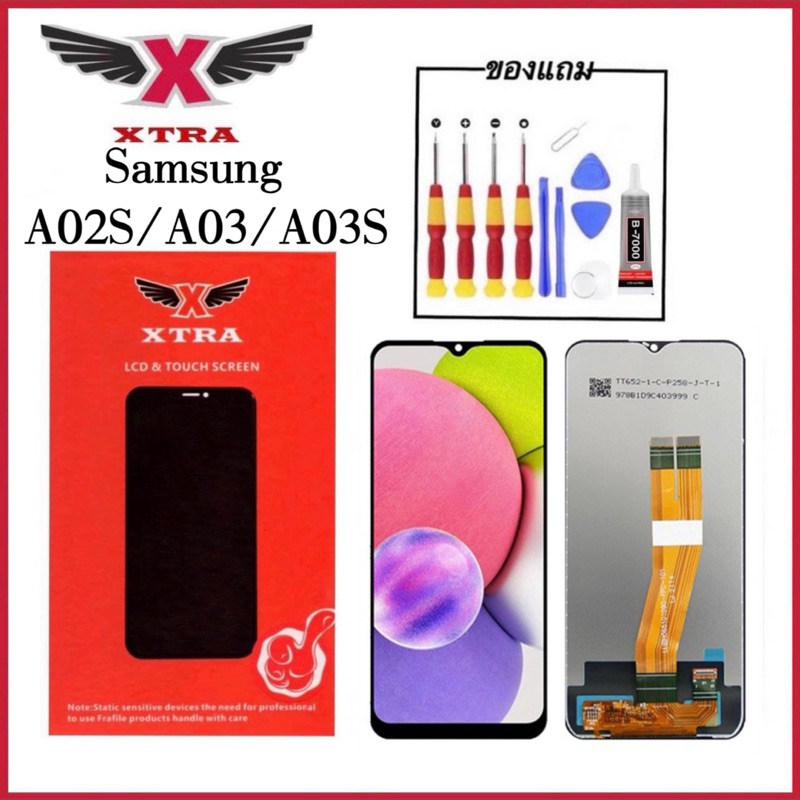 XTRA หน้าจอ LCD สำหรับ Samsung A02S A03 A03S งานแท้ อะไหล่มือถือ Lcd Display จอ + ทัช For A02S A03 A