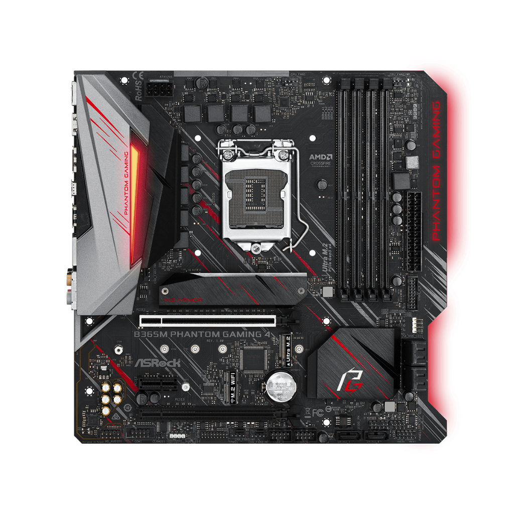 มีโค้ดลด20%+ Clearance ASRock  B365M Phantom Gaming 4 , Socket 1151 Intel MATX