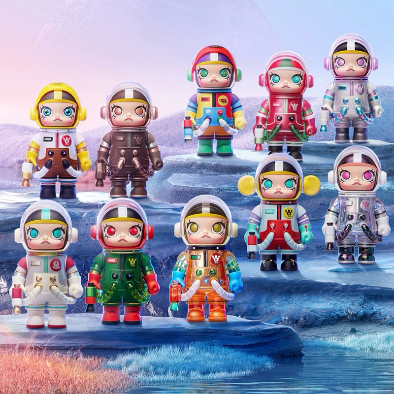 พร้อมส่ง เช็คการ์ด ไม่แกะตัว MEGA SPACE MOLLY 100% Version 1 : Pop Mart แท้