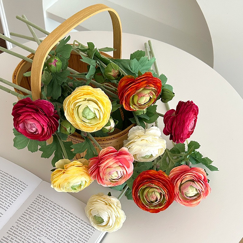 O•urHome [พร้อมส่ง] ดอกบัวแห่ 2 หัว Artificial 2 heads of flocked lotus ตกแต่งงานแต่งงาน ดอกไม้ปลอม ดอกไม้ประดับห้อง