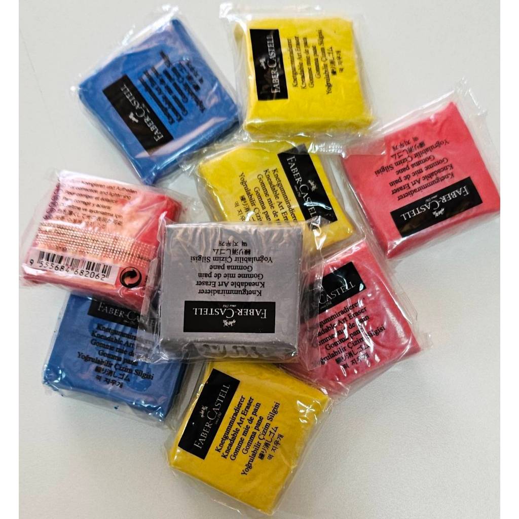 ยางลบนิ่มคุณภาพสูงสำหรับงานศิลปะ 3.5x4.5 cm kneadable soft eraser for artwork.