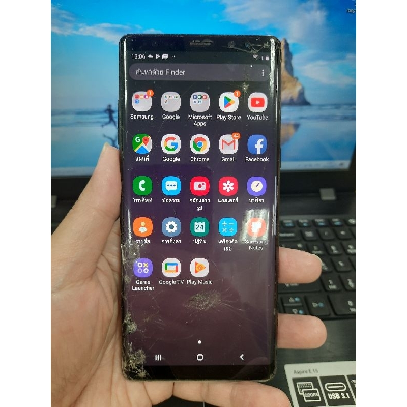 Samsung Galaxy Note 8 สีเทาดำ (มือถือมือสอง)