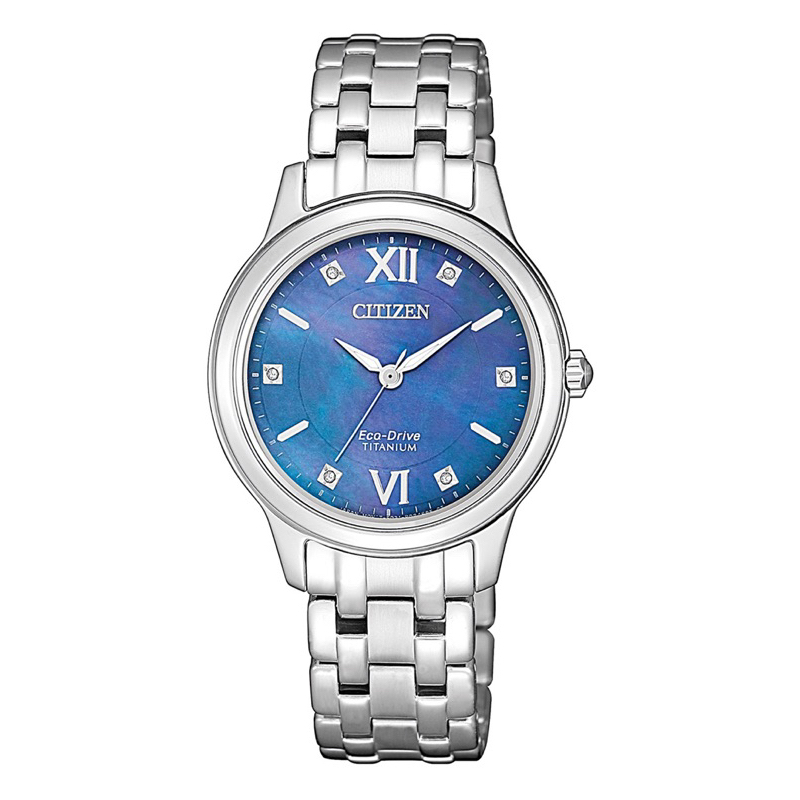 นาฬิกาข้อมือ Citizen Eco-Drive Super-Titanium Lady Watch EM0720-85N