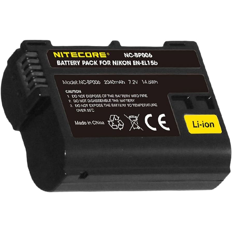 NITECORE BATTERY NC-BP006 NIKON EN-EL15B