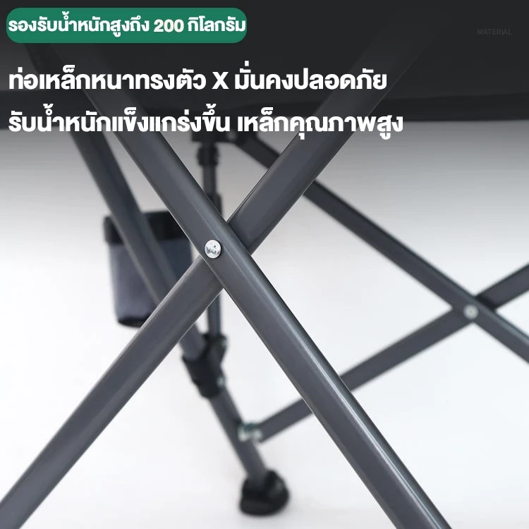 Freehike เก้าอี้แคมป์ปิ้ง เก้าอี้สนามพับได้ แบบพกพา โครงอลูมิเนียมรับน้ำหนักได้300KG thumbnail 5