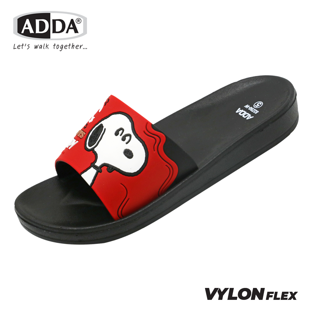 ADDA รองเท้าแตะลำลองแบบสวม สำหรับผู้หญิง Snoopy รุ่น 82Z60W1 (ไซส์ 4-6)