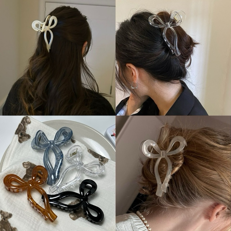 ꒰พร้อมส่ง꒱ Ribbon hair clip ⋆୨୧˚ กิ๊บหนีบผม กิ๊บรูปโบว์