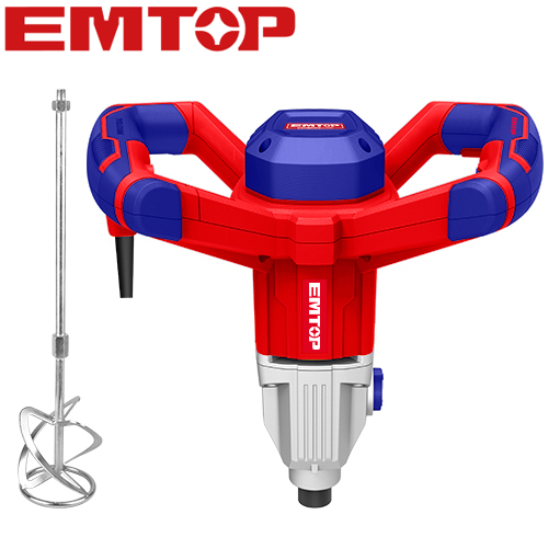 EMTOP เครื่องปั่นปูน  เครื่องผสมสี 1400 วัตต์ รุ่น EMXR14001 ( Mixer )ได้มาตรฐาน