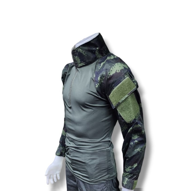 เสื้อคอมแบทเชิต เสื้อCOMBAT ยุทธวิธี เนื้อนาโนเกรดทหาร รูปที่ 6