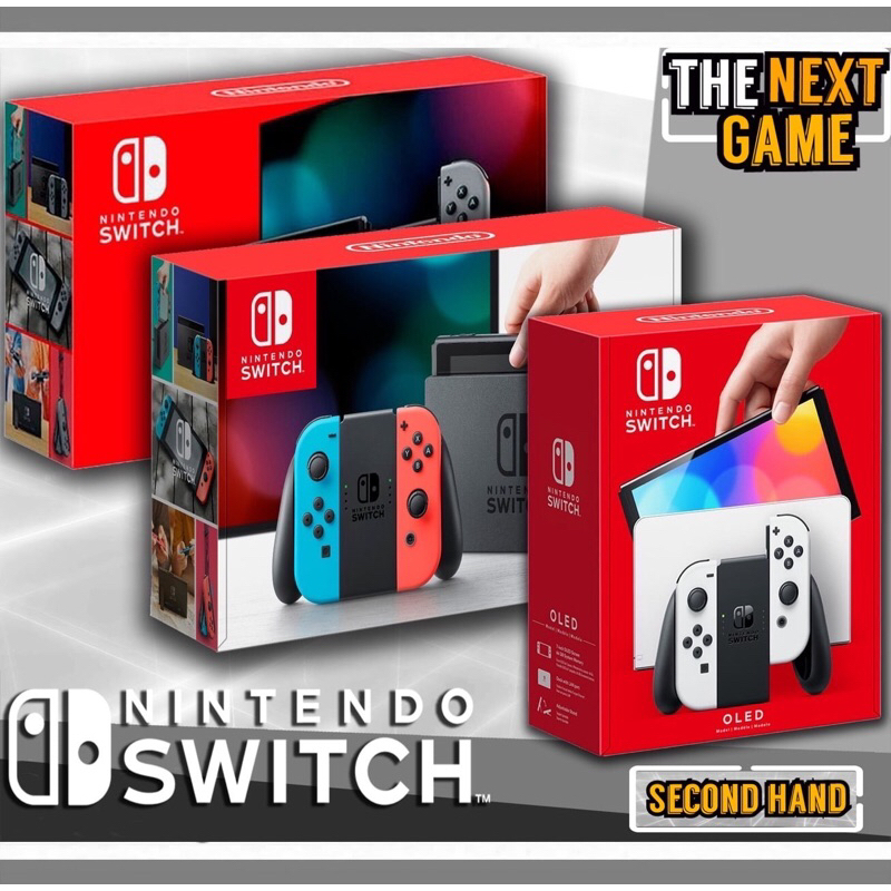 Nintendo switch รุ่น 1 -2  มือสอง ทุกรุ่น [เเจกโค้ตส่วนลด] พร้อมประกันสินค้า [มือ2]