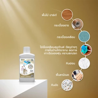 Shinywax น้ำยาถูพื้น สูตรเอ็กซ์ตร้า ถูพร้อมเคลือบ แห้งไว สะอาด ปลอดภัยกับผู้สูงอายุ 250 มล. Floor Coating Extra Care