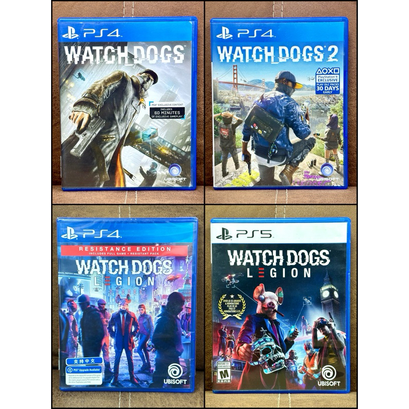 [Ps4/Ps5] Watch Dogs รวมหลายภาค - Watch Dogs 1-2 / Watch Dogs Legion [มือ2]