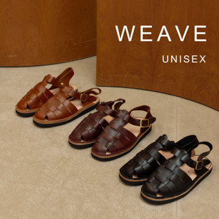 🔥 ลด 30% โค้ดคุ้ม WEAVE รองเท้า minimal รัดส้นหนังแท้
