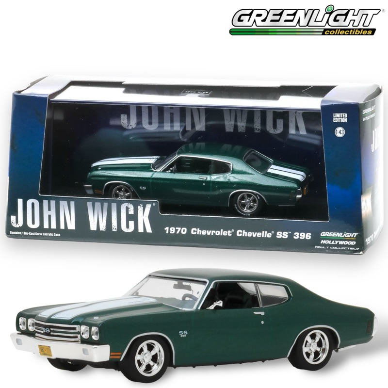 Greenlight | 1970 Chevrolet Chevelle SS 396 (JOHN WICK) สเกล 1:43